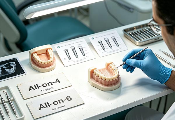 Full Arch Dental Implants: All-on-4 vs All-on-6 Treatment Protocols Compared
